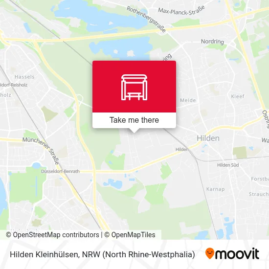 Hilden Kleinhülsen map