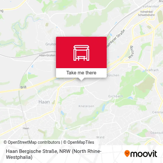 Haan Bergische Straße map