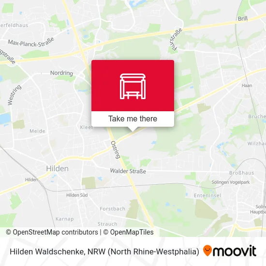 Hilden Waldschenke map