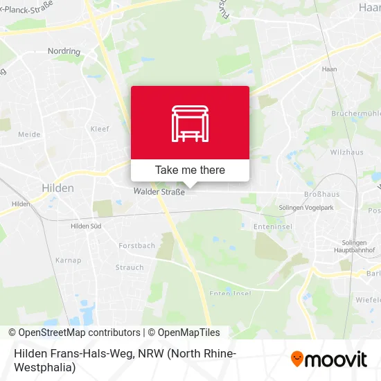 Карта Hilden Frans-Hals-Weg