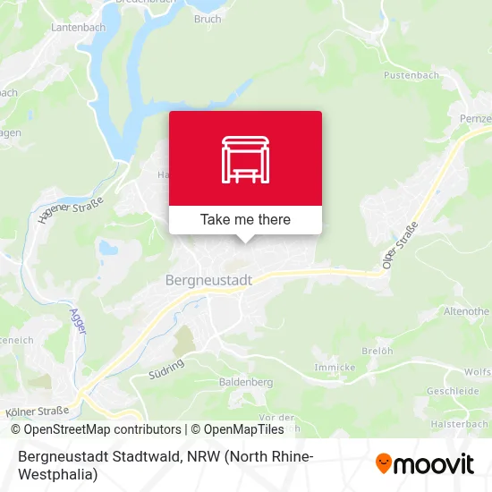 Bergneustadt Stadtwald map