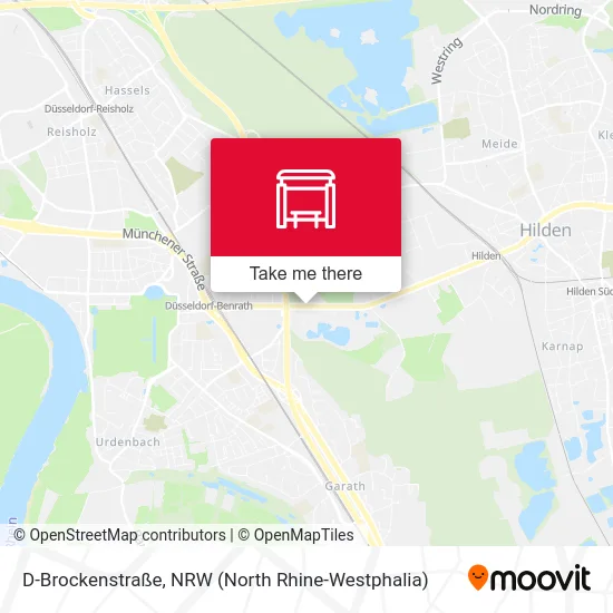 D-Brockenstraße map