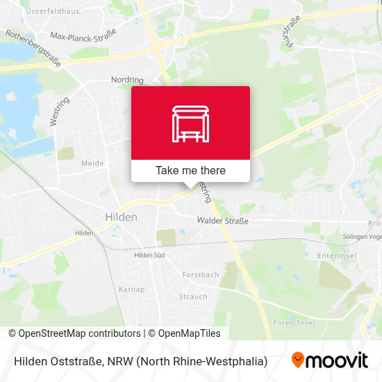 Hilden Oststraße map