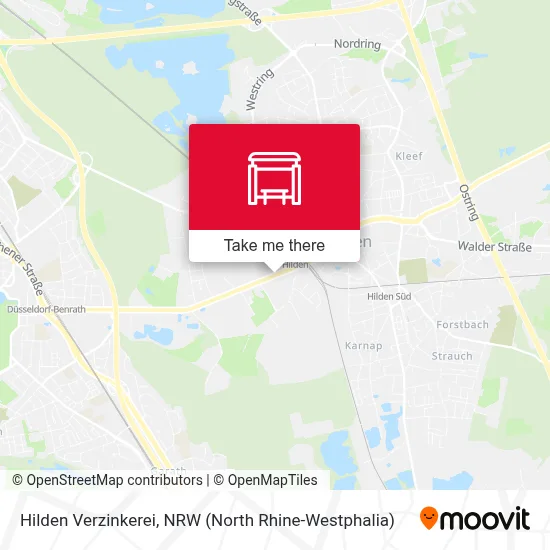 Hilden Verzinkerei map