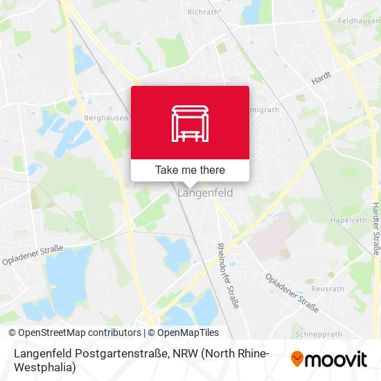Карта Langenfeld Postgartenstraße