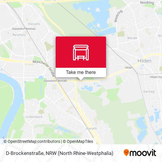 D-Brockenstraße map