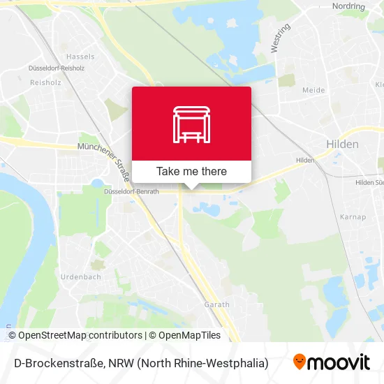 Карта D-Brockenstraße