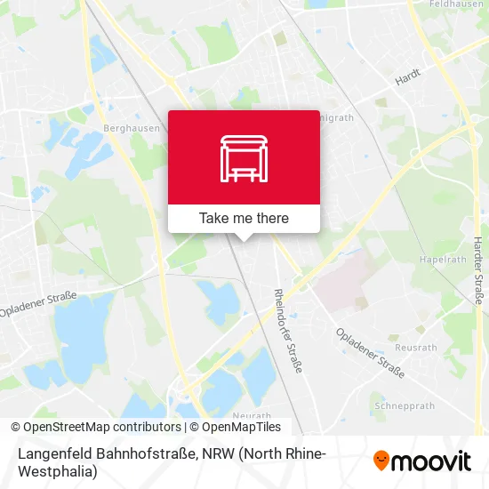 Карта Langenfeld Bahnhofstraße