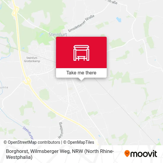 Borghorst, Wilmsberger Weg map