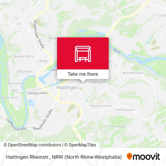Карта Hattingen Rheinstr.