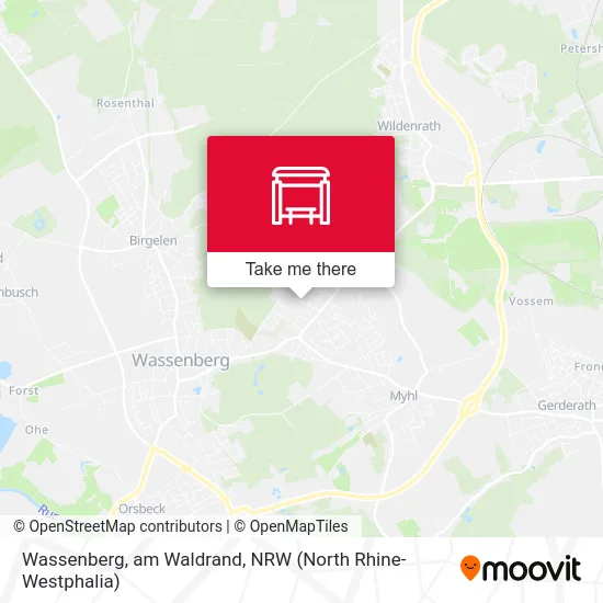 Карта Wassenberg, am Waldrand