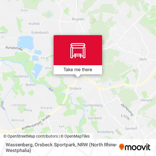 Wassenberg, Orsbeck Sportpark map