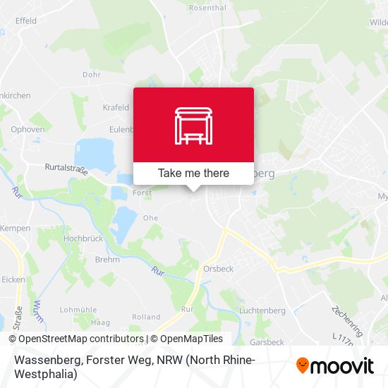 Wassenberg, Forster Weg map
