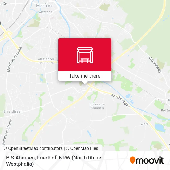 B.S-Ahmsen, Friedhof map