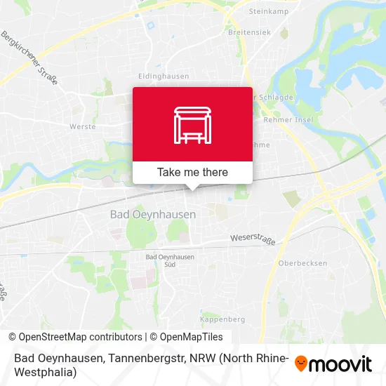 Bad Oeynhausen, Tannenbergstr map