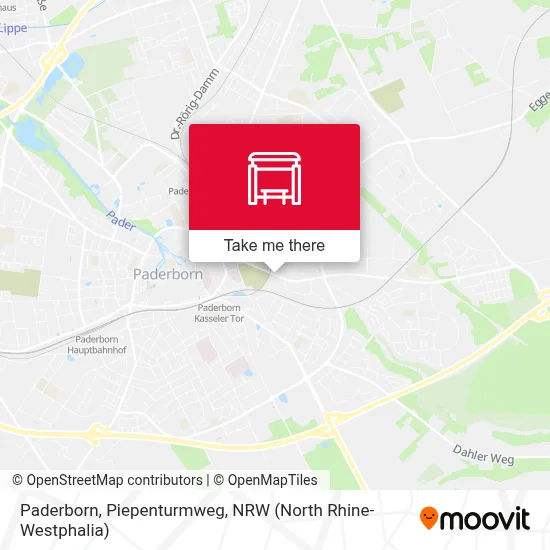 Paderborn, Piepenturmweg map