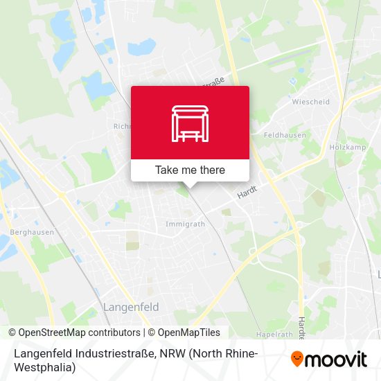 Langenfeld Industriestraße map