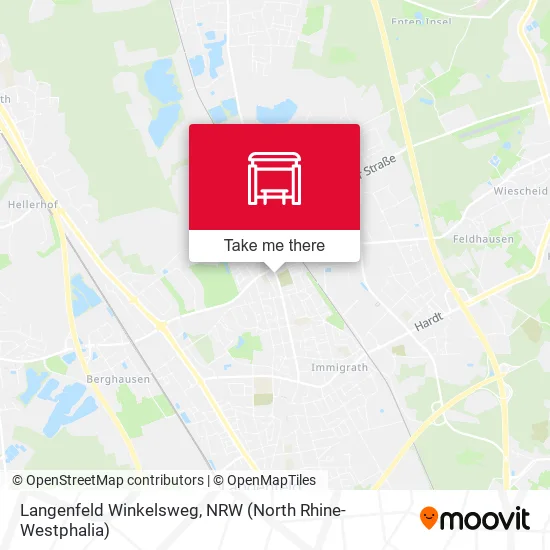 Карта Langenfeld Winkelsweg