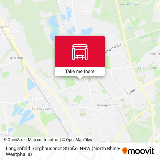Langenfeld Berghausener Straße map