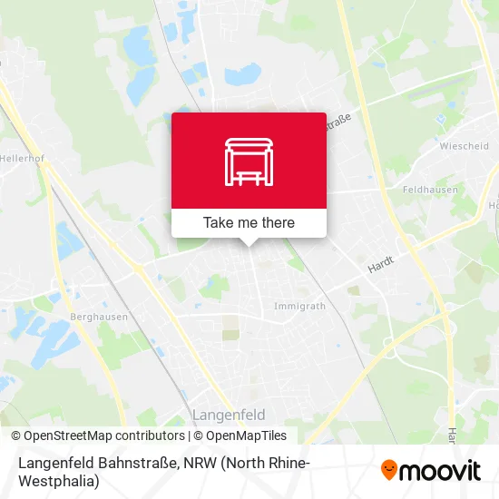 Карта Langenfeld Bahnstraße