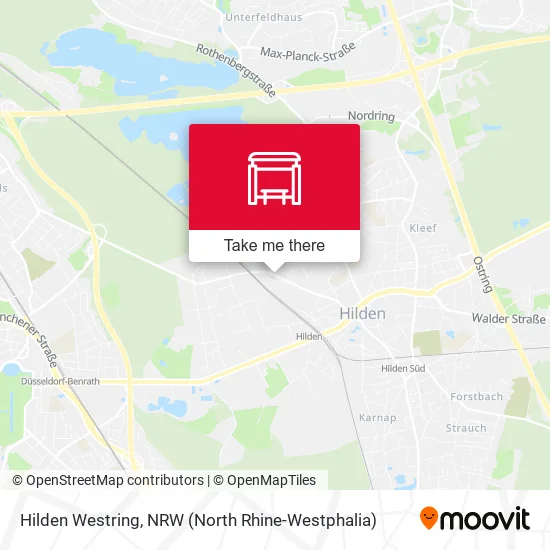 Карта Hilden Westring