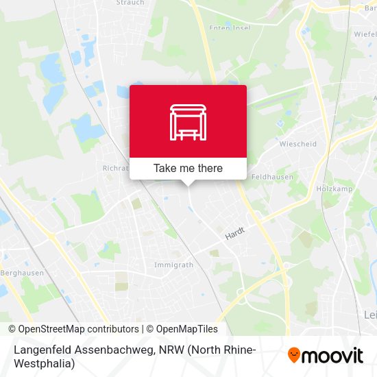 Langenfeld Assenbachweg map
