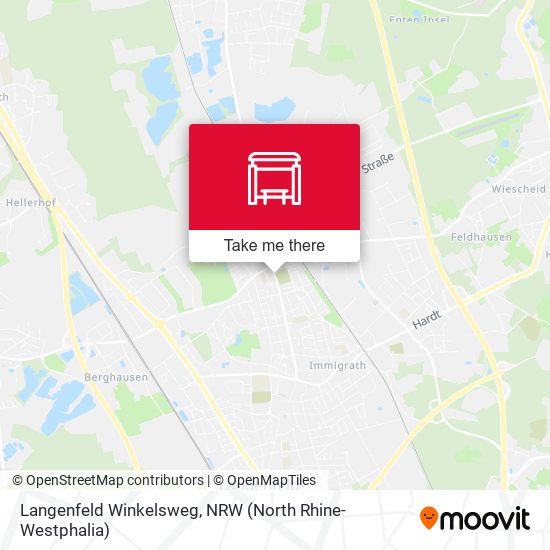 Langenfeld Winkelsweg map