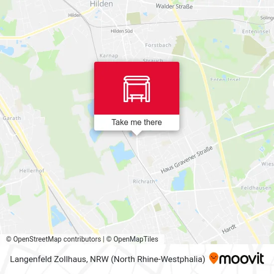 Langenfeld Zollhaus map