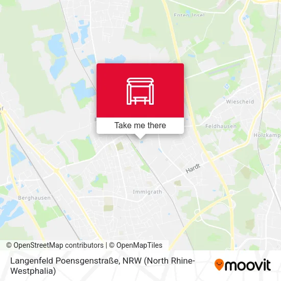 Карта Langenfeld Poensgenstraße