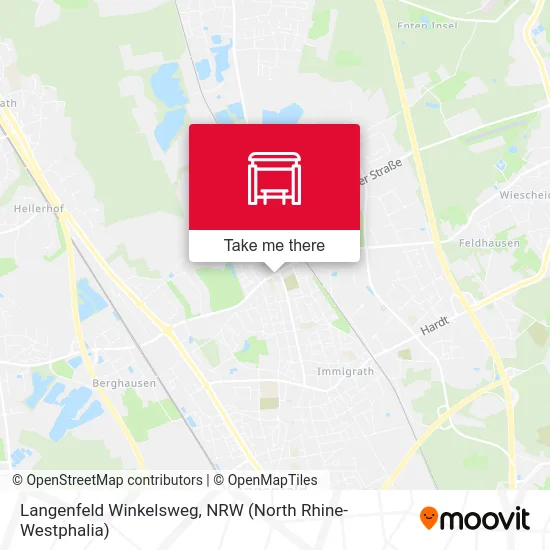 Карта Langenfeld Winkelsweg