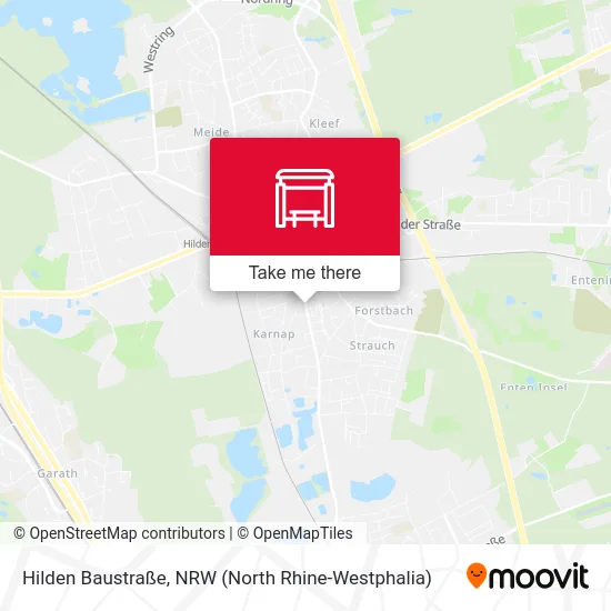 Hilden Baustraße map