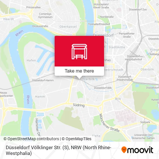 Карта Düsseldorf Völklinger Str.