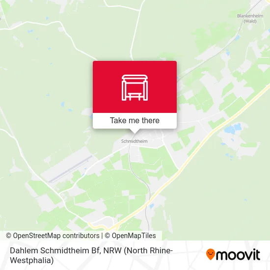 Dahlem Schmidtheim Bf map