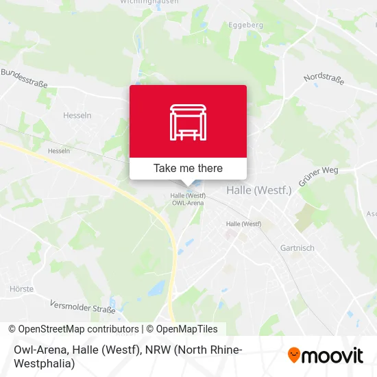 Owl-Arena, Halle (Westf) map