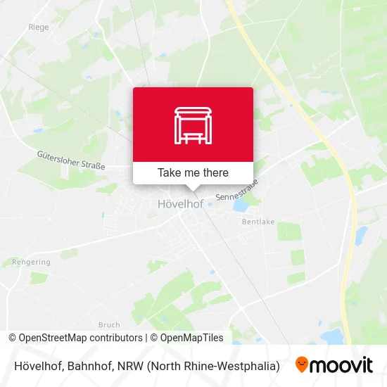 Hövelhof, Bahnhof map