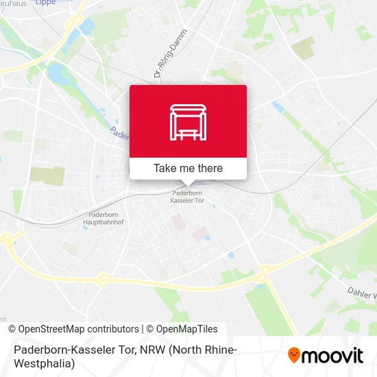Paderborn-Kasseler Tor map