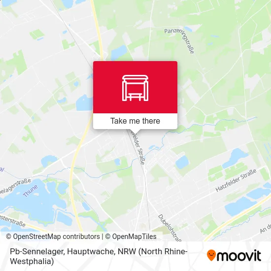 Pb-Sennelager, Hauptwache map