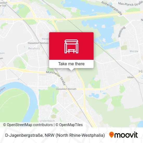 Карта D-Jagenbergstraße