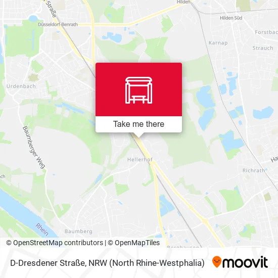 Карта D-Dresdener Straße