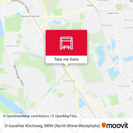 Карта D-Garather Kirchweg