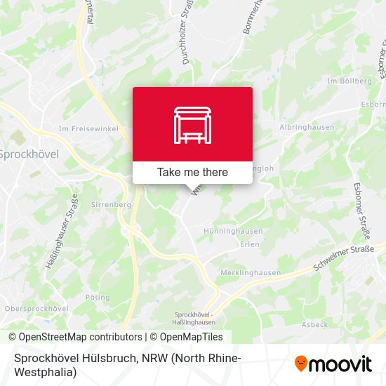 Sprockhövel Hülsbruch map