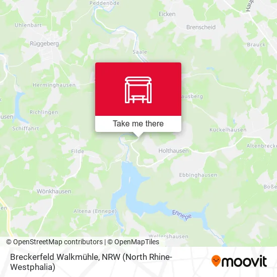 Карта Breckerfeld Walkmühle