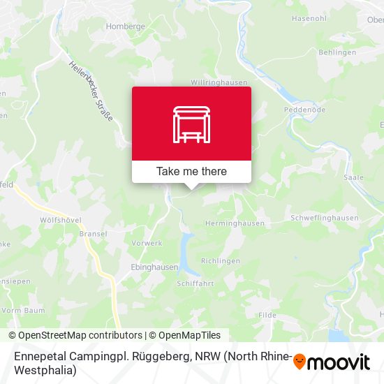 Ennepetal Campingpl. Rüggeberg map