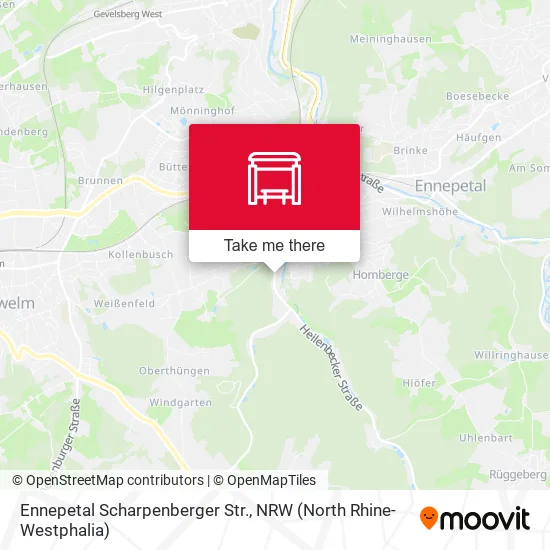 Карта Ennepetal Scharpenberger Str.