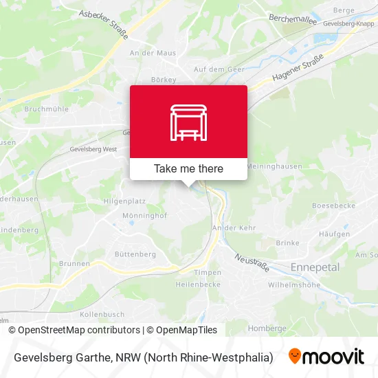 Карта Gevelsberg Garthe