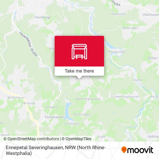 Ennepetal Severinghausen map