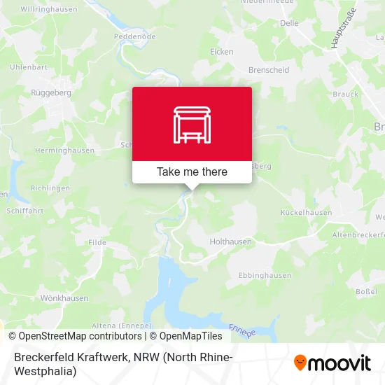 Карта Breckerfeld Kraftwerk