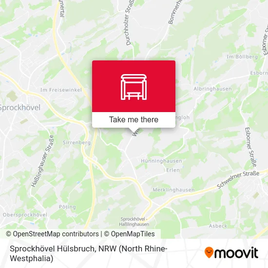 Карта Sprockhövel Hülsbruch