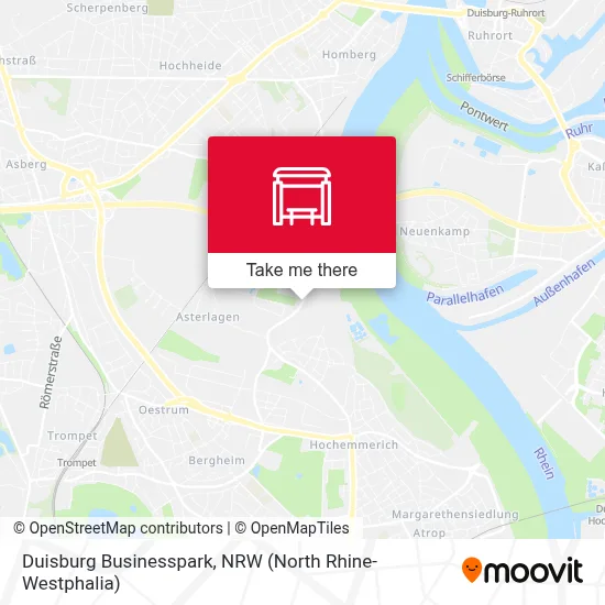 Duisburg Businesspark map