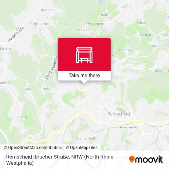 Remscheid Ibrucher Straße map
